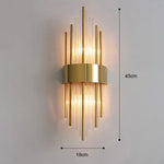 applique murale moderne or transparent acier inoxydable certification rohs ul vde ccc cqc fcc