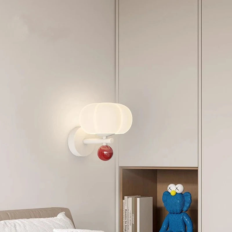 applique murale moderne blanc marron vert rouge éclairage quotidien chambre entrée étude fixée mur