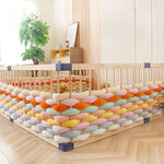 barrière lit bébé multicolore tissée coquillage moderne opaque 510cm sécurité chambre enfants