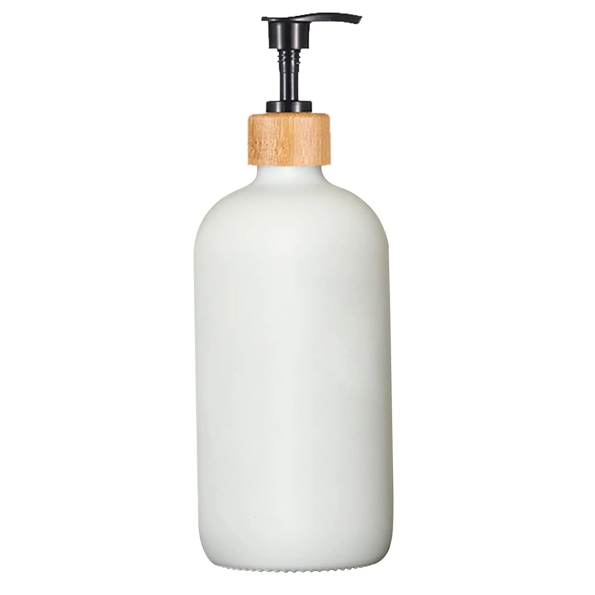 distributeur savon liquide cuisine pompe bois bouteille blanche noire vaisselle mains pot verre