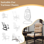 coussin chaise gris quadrillé imperméable confortable extérieur intérieur antidérapant coton pp tissage élevé qualité
