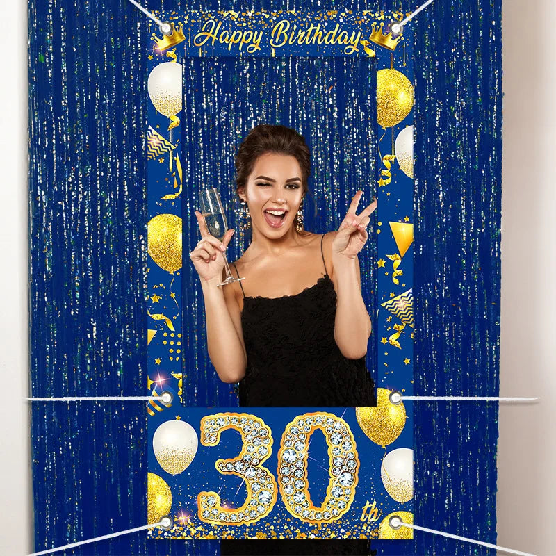 Accessoire cadre photo pour fête 18e 30e 40e 50e anniversaire