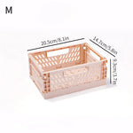 panier rangement pliable plastique perforé maison organisateur moderne