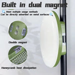 lampe camping vert olive aimantée rechargeable led moderne portative usb