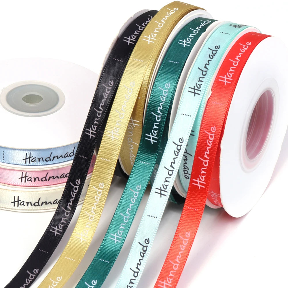 ruban satiné polyester 10mm 25yards couleurs variées décoration mariage emballage cadeaux romantiques festifs