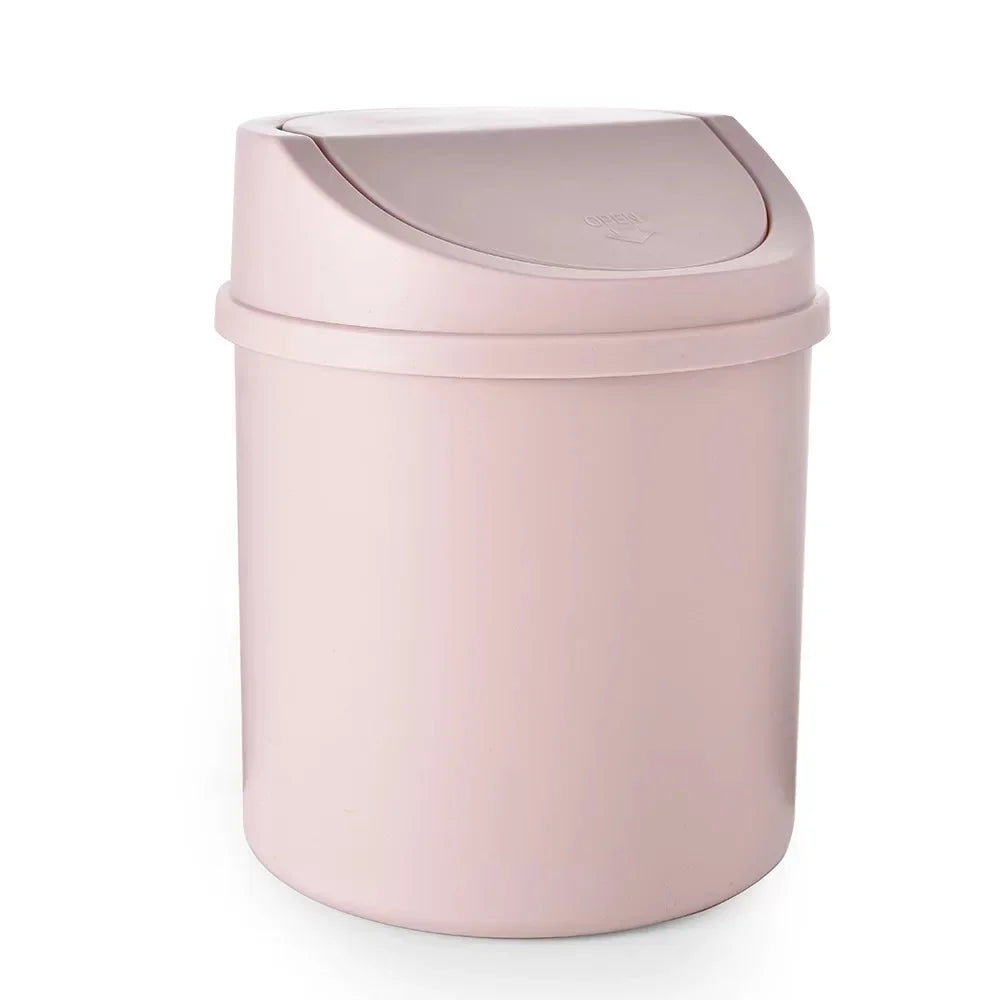 poubelle moderne sac poubelle transparent bleu clair gris rose pâle blanc respectueux environnement
