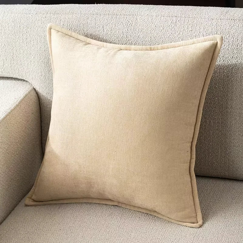 taies d'oreiller velours moderne marron bleu marine beige orange 40x40cm