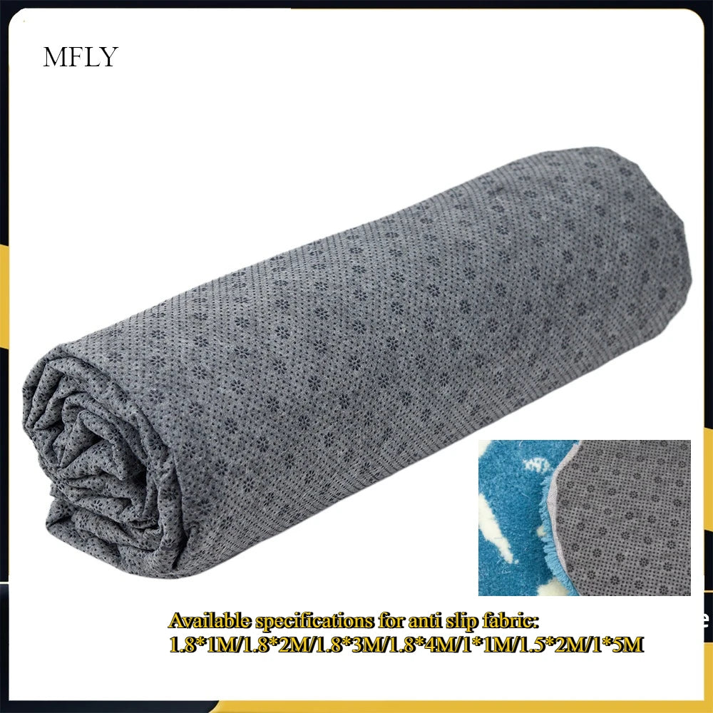 tissu anti dérapant acrylique industriel motif cercles gris tapis antibactérien matériaux bricolage