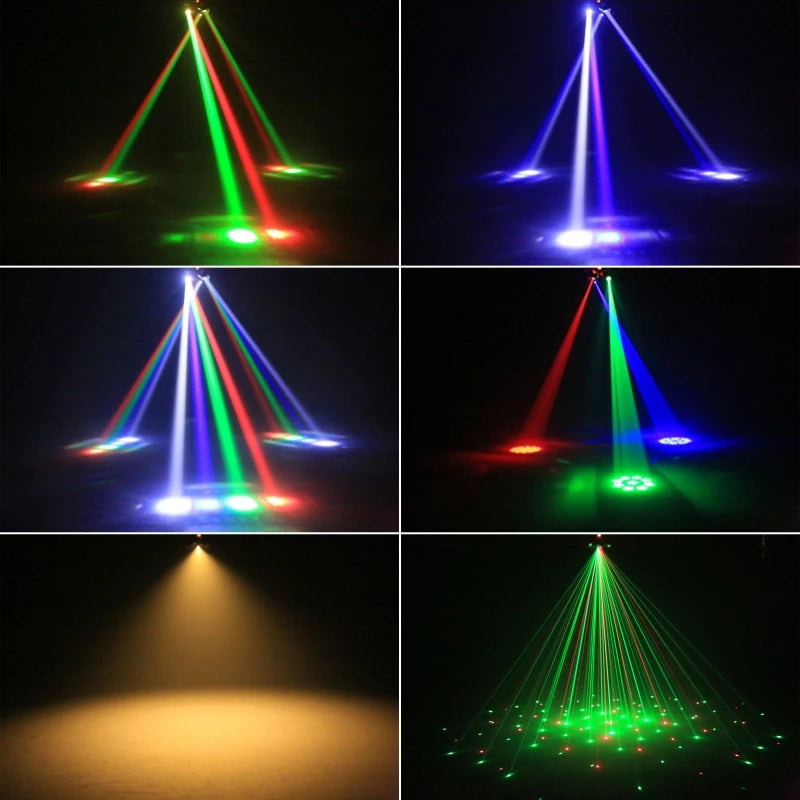 haut parleur multi directionnel noir moderne bras télécommande boîtier contrôle éclairage scène DJ disco