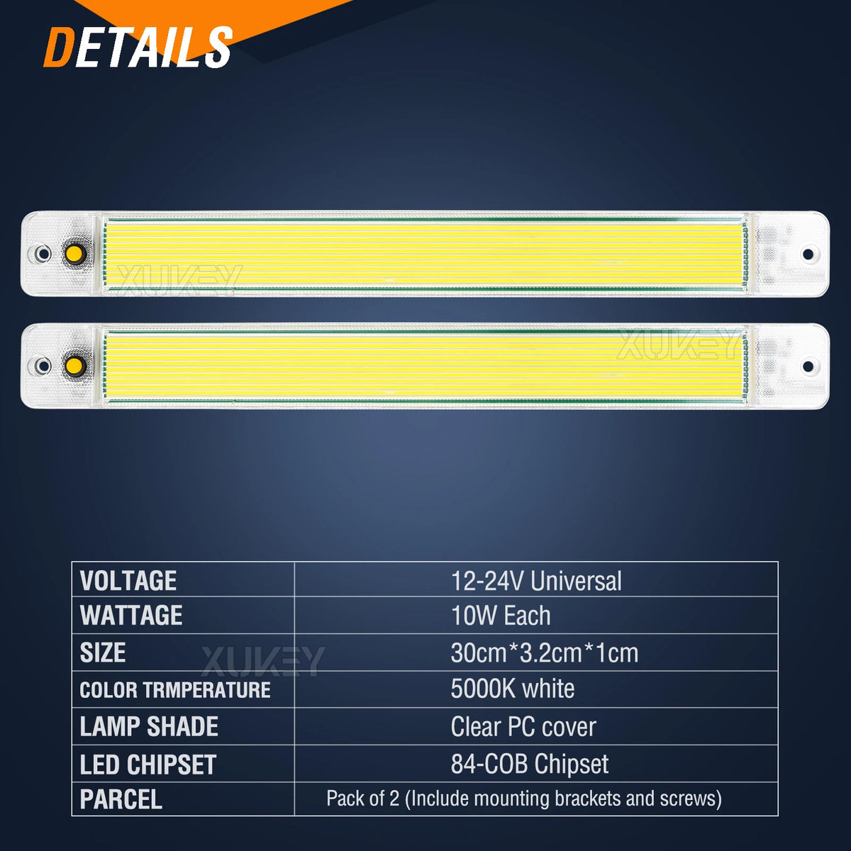 lampe led blanc froide 48 72 84 108 leds 10 watts moderneintérieur double face