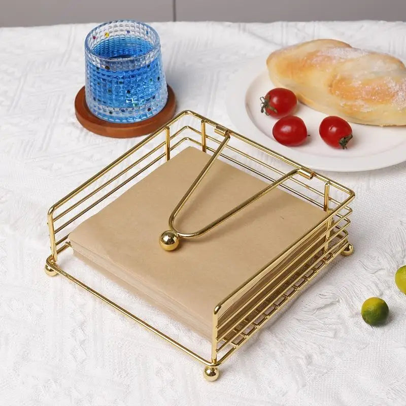 support serviettes moderne noir sans motif opacité salle manger cuisine restaurant distribiteur serviettes plates
