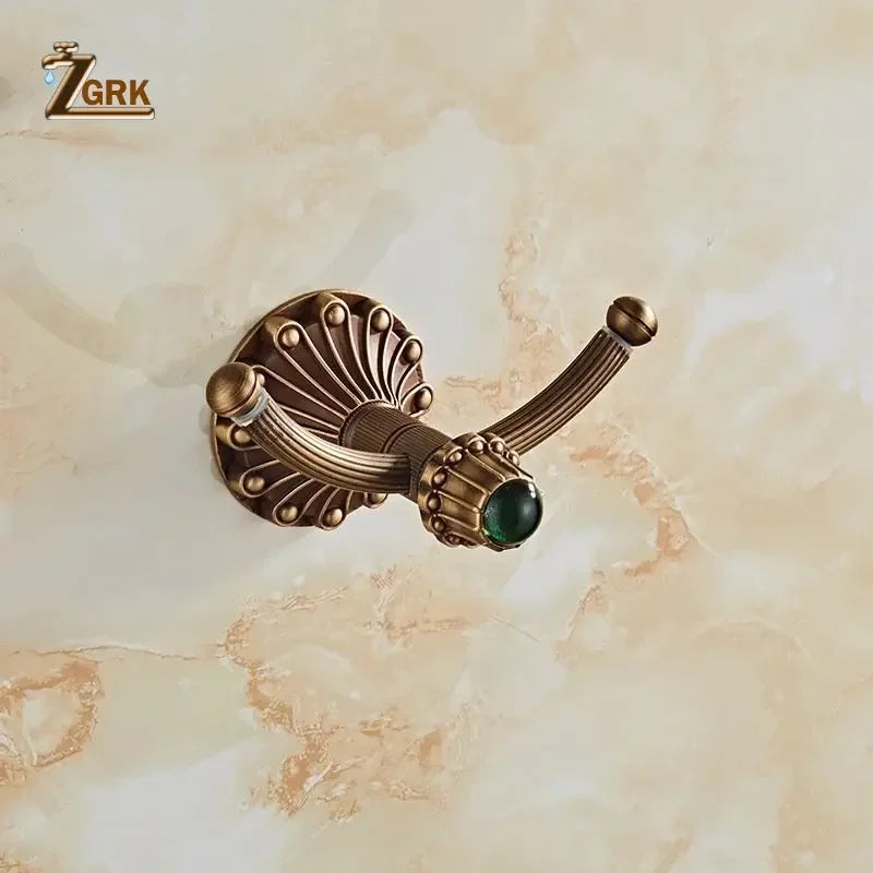 ensemble quincaillerie bain vintage bronze blanc porte savon brosse dents brosse toilette porte serviettes