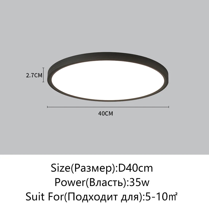 plafonnier led carré blanc ultra fin moderne luminaire salon chambre salle manger