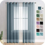 rideaux blancs tulle transparent moderne fin léger décoration intérieure épuréeôtel chambre coucher