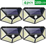 lumière solaire led moderne extérieure capteur mouvement panneau solaire clips noir bleu blanc