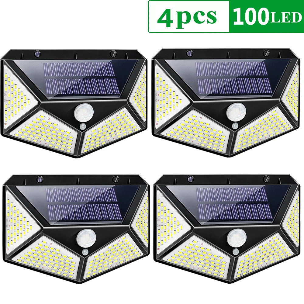 lumière solaire led moderne extérieure capteur mouvement panneau solaire clips noir bleu blanc