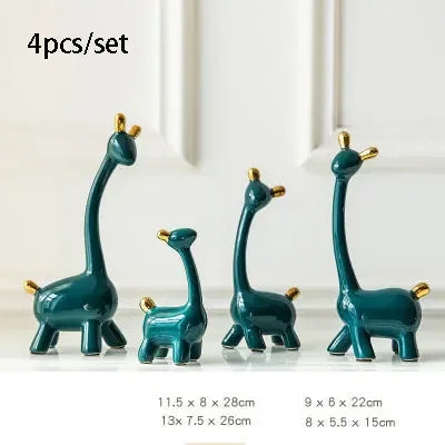 vases statuettes cerfs cygnes dauphins plateau deux étages distributeur serviettes baleine moderne élégant or