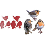 cartes postales 3d illustratives animaux fleurs oiseaux barbelés boîte lettres bouteilles herbe rouge vert