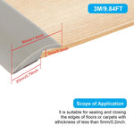 joint seuil adhésif texture bois moderne gris rouge protection sol PVC 3m