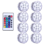 lampe led submersible transparente moderne points lumineux piscine decoration noel mariage