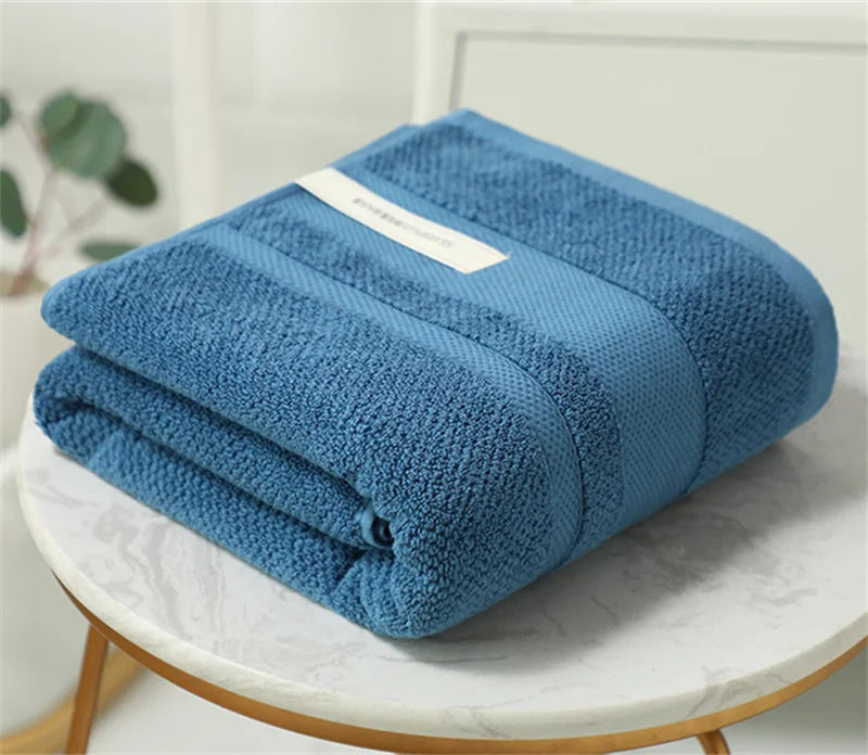 grande serviette bain coton épais séchage rapide texture tissée moderne grande taille rectangulaire