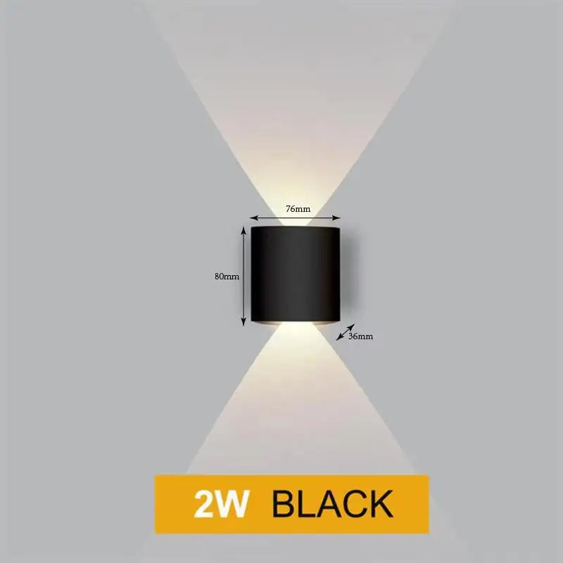 lampe murale moderne led blanc noir fixée mur éclairage quotidien 220v 110v 249 2000lm