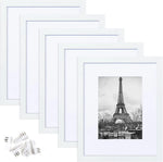 cadres photo modernes noir blanc mat amovible tour eiffel 5x7 8x10 11x14