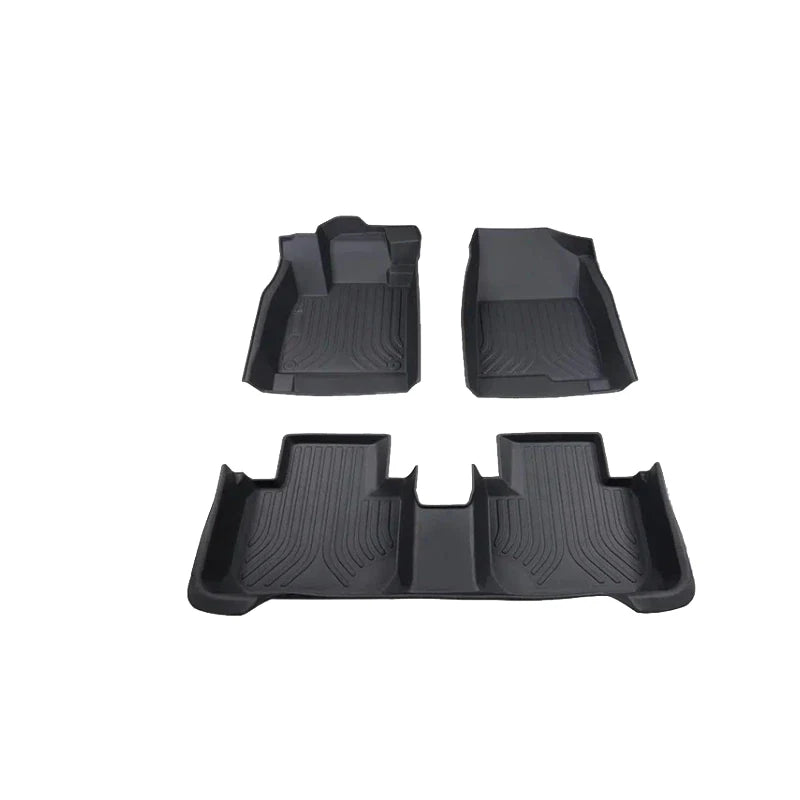 tapis sol voiture noir moderne antirayures anti eclaboussures complet avant arriere