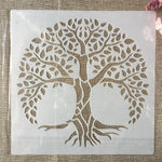 gabarit peinture floral blanc délicat traditionnel opaque bricolage scrapbook decoration murale pochoir gaufrage carré