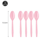 vaisselle jetable moderne rose assiettes fourchets couteaux verres serviettes anniversaire enfants fête