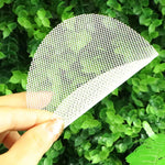 filet protection pot fleur blanc maille fine adhésif pratique utilitaire drainage 10cm 7.5cm 5cm