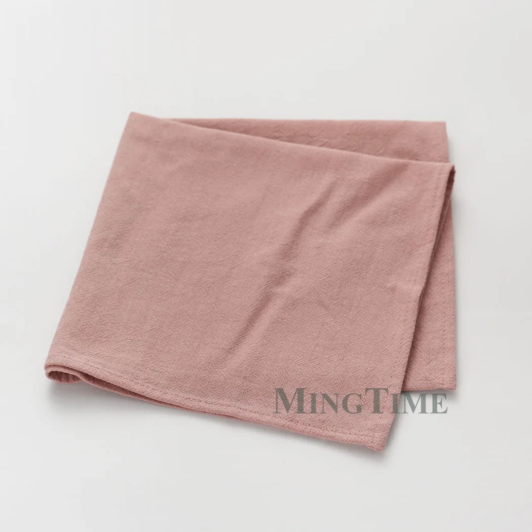 serviettes coton rose pâle classique 40x40cm réutilisables table maison party