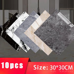 panneau décoratif marbre moderne adhésif imperméable résistant humidité noir gris beige blanc 30x30cm