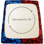 draps housses imprimés roses couronnes king queen adultes lit ensemble taies oreillers royal