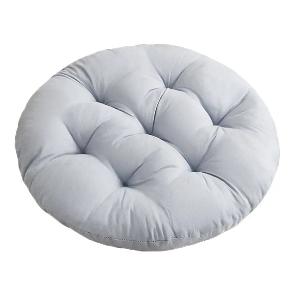 coussin rond épais couleur unie antidérapant tapis tatami doux polyester coton moderne toilette sieste