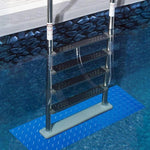 tapis antidérapant piscine bleu losange texturé extérieur intérieur pvc
