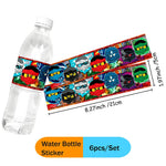 décoration anniversaire ninja multicolore bracelets assiettes verres festif enfants pack 20 assiettes 10 verres