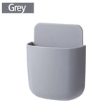 porte objets mural moderne adhésif blanc gris jaune respectueux environnement rechargeable multifonction plastique