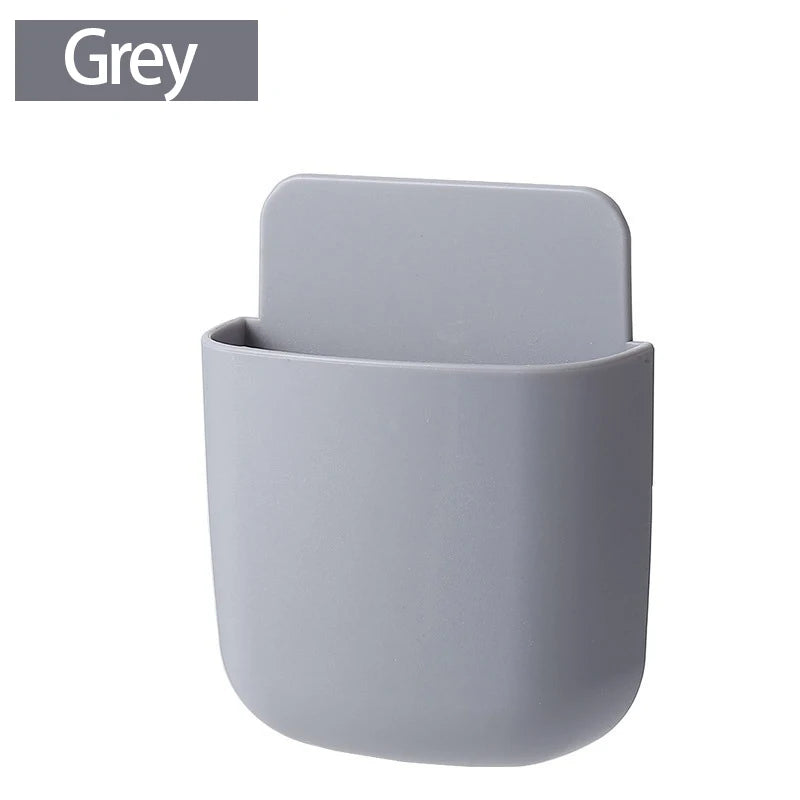 porte objets mural moderne adhésif blanc gris jaune respectueux environnement rechargeable multifonction plastique