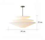 suspension lumineuse moderne blanc pendentif métal opaqué 90 260V facile salon chambre
