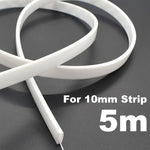 tube flexible blanc translucide moderne led étanche ip67 12mm ws2812 adaptable longueur