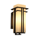 lampe murale moderne minimaliste noir blanc structure géométrique opaquée fixée mur vis led industrielle