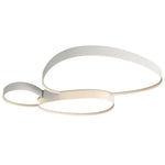 lampe moderne noir blanc télécommande led minimaliste chambre salon