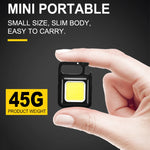 lampe poche rechargeable led noire résistante choc aimantée mode intensité camping