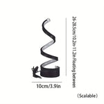 lampe table moderne spirale noir blanc orange réglable chambre salon