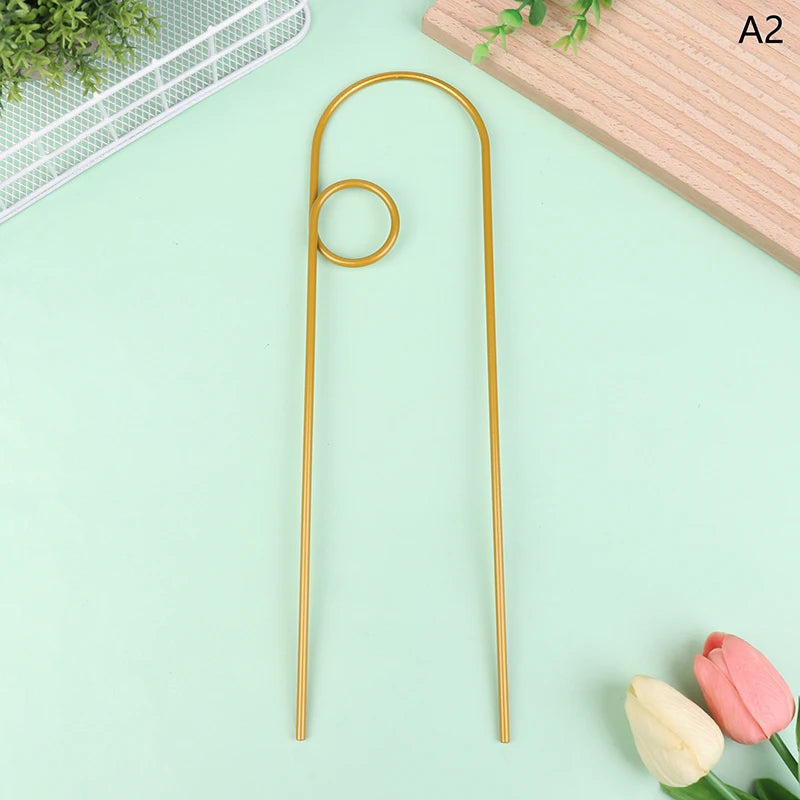 clips table or noir coeurs ronds minimaliste métal 26cm 24.5cm 18cm 28cmiaux clips table