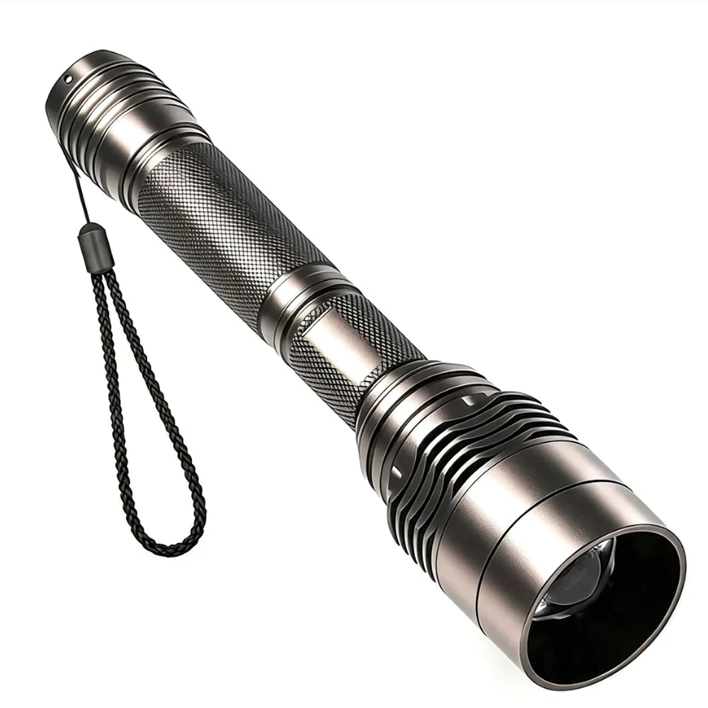 lampe torche tactique led rouge night vision astronomie texturée moderne noire rechargeable zoomable