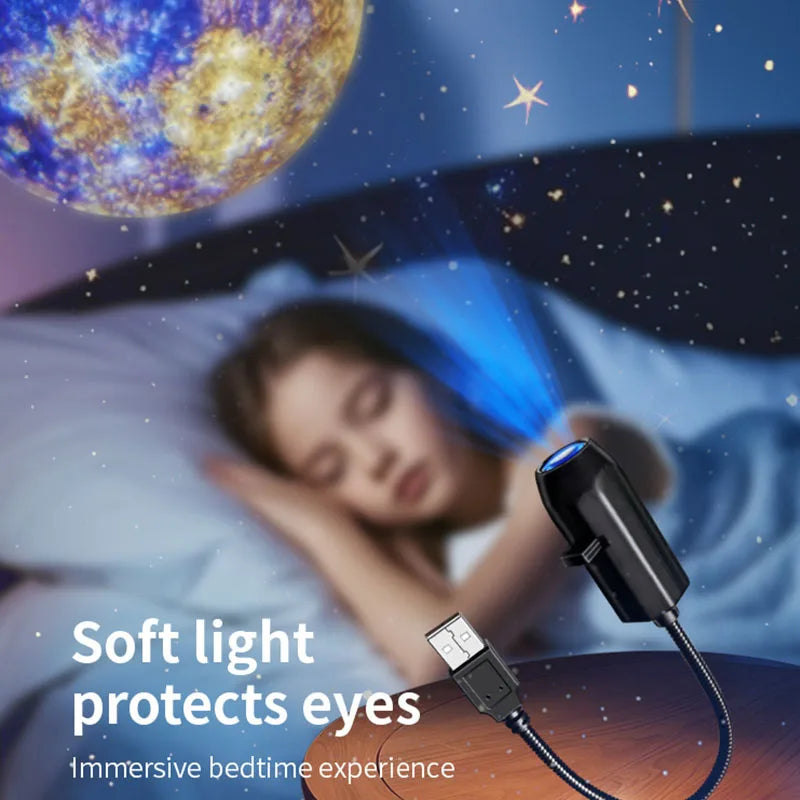 projecteur ciel étoilé lampes planétaires projections nébuleuses motifs astronautes chambre