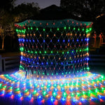 filet lumineux led ip44 multicolore modes minuterie mémoire éclairage extérieur intérieur moderne clips adaptateur
