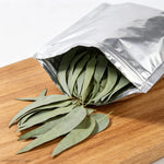 feuilles eucalyptus sèches vert clair decoration mariage intérieur parfumées naturelles rustiques 100g 200g 400g